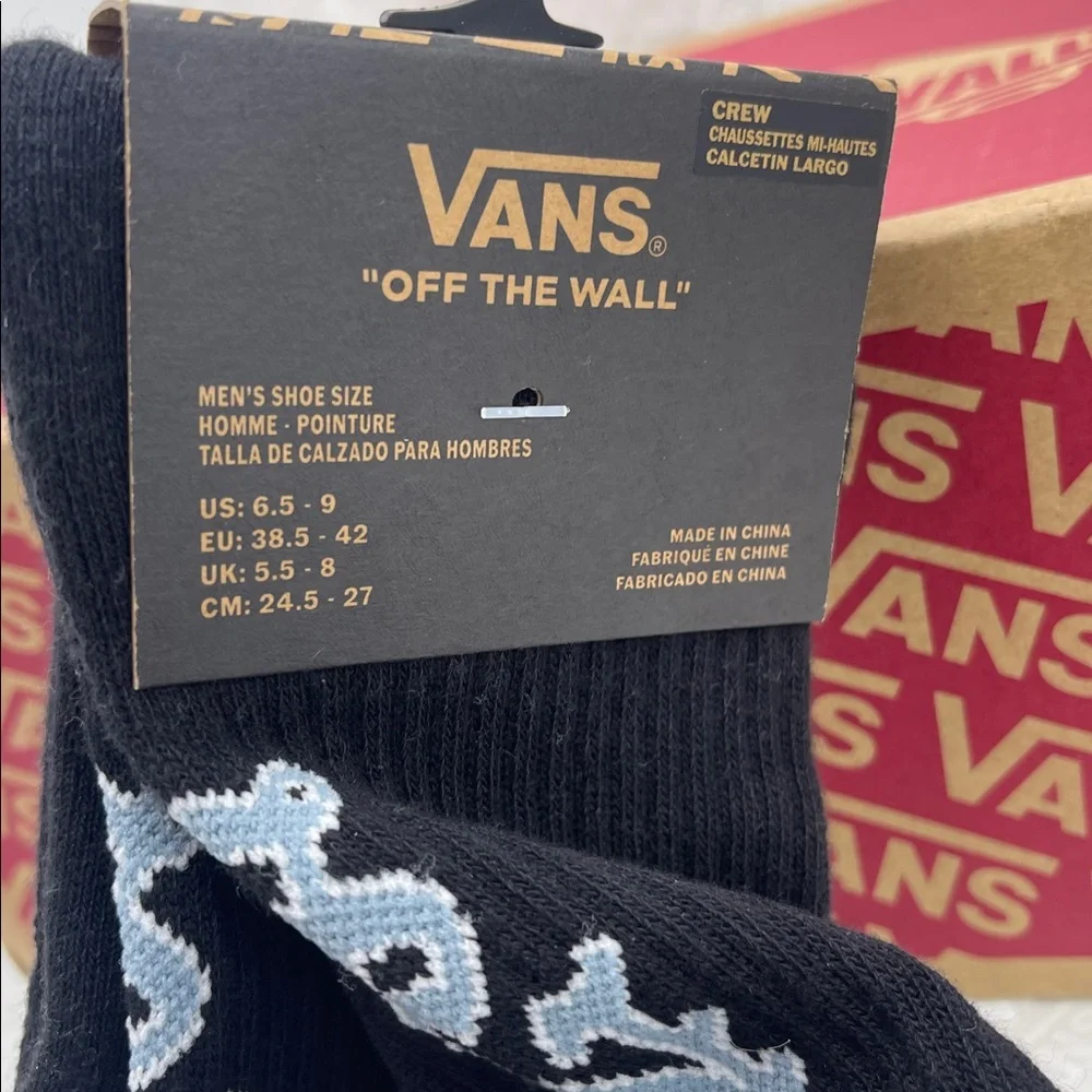 Vans Road Stop Crew Socks (1 pair) Style VN000NCHBLK